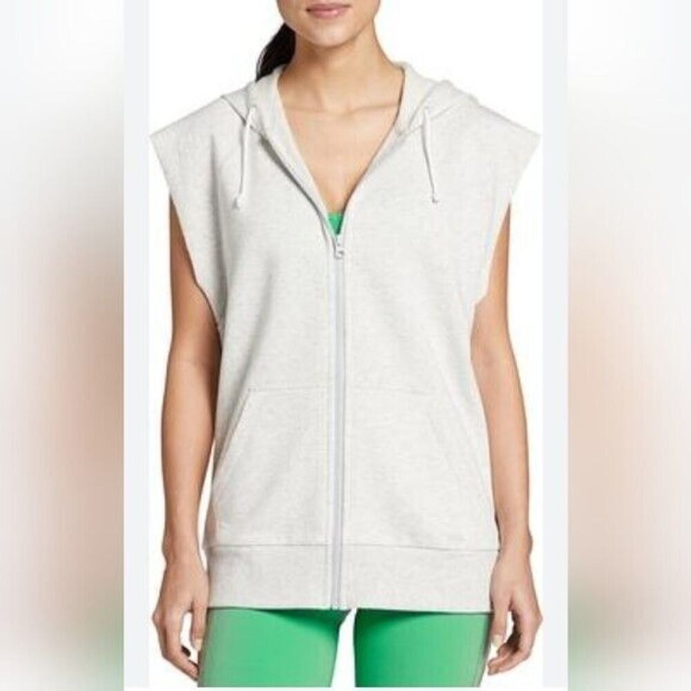 1087 NWT DSG Womens Favorite Fleece SS Zip size Small Slime Green